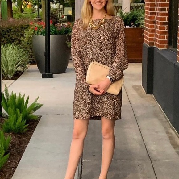 loft leopard dress